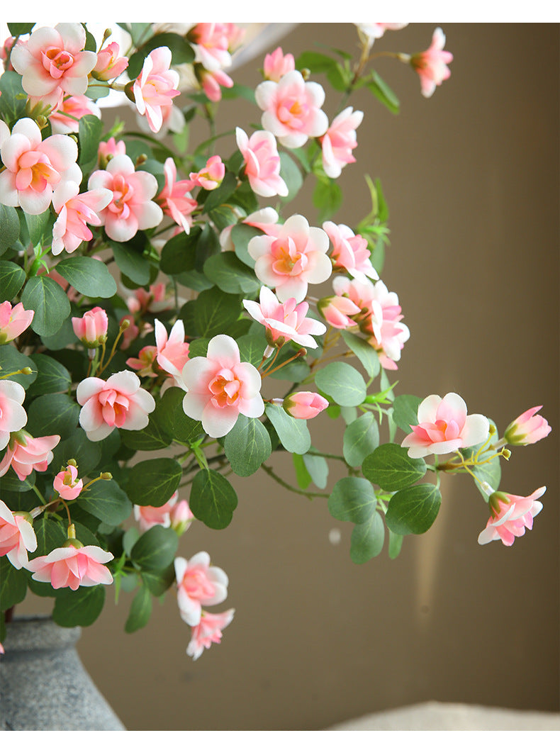 Multi-Head Small Rose Artificial Flower Fake Flower Arrangement
