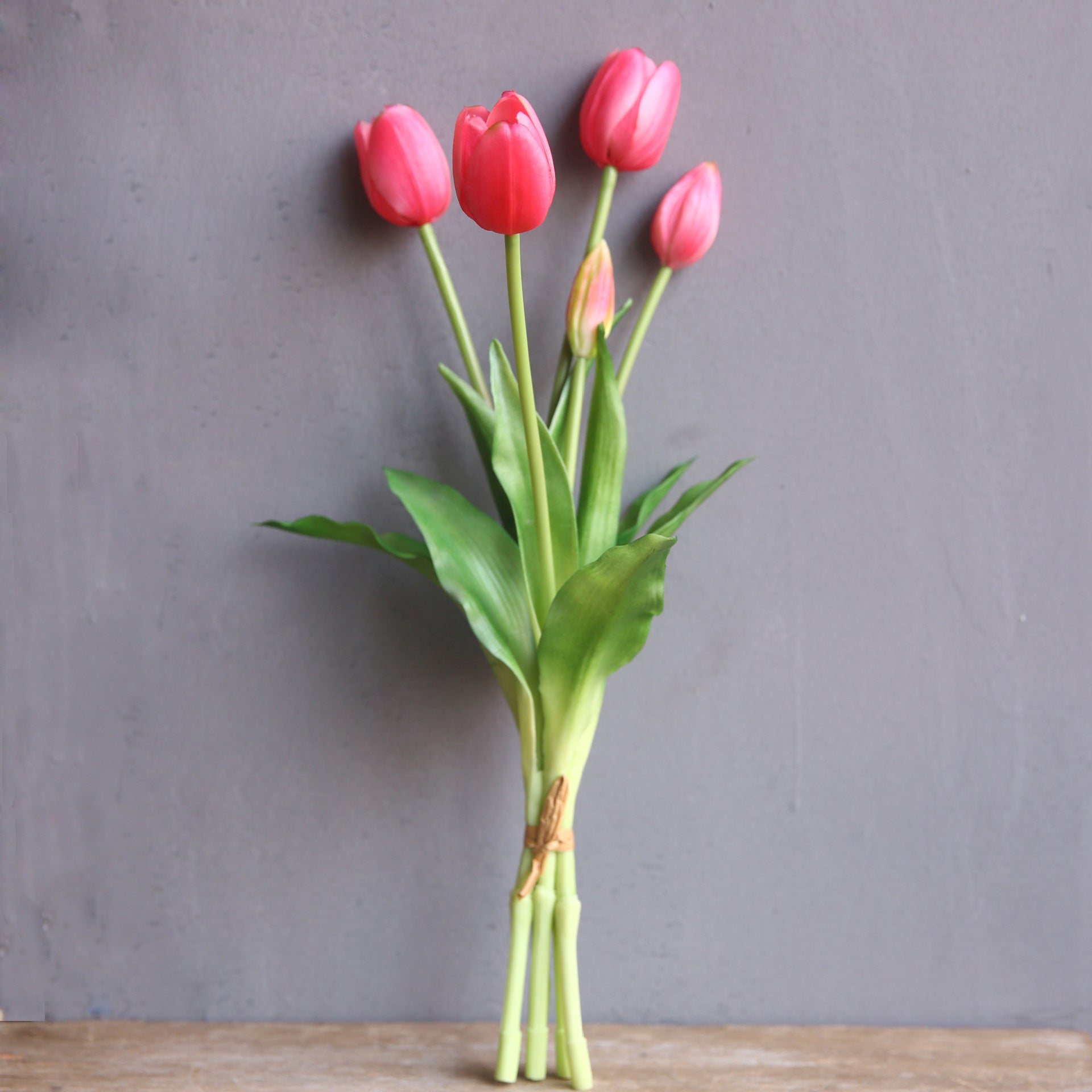 Moisturizing Five-Headed Tulip Bouquet Artificial Flower Decoration Home Decor