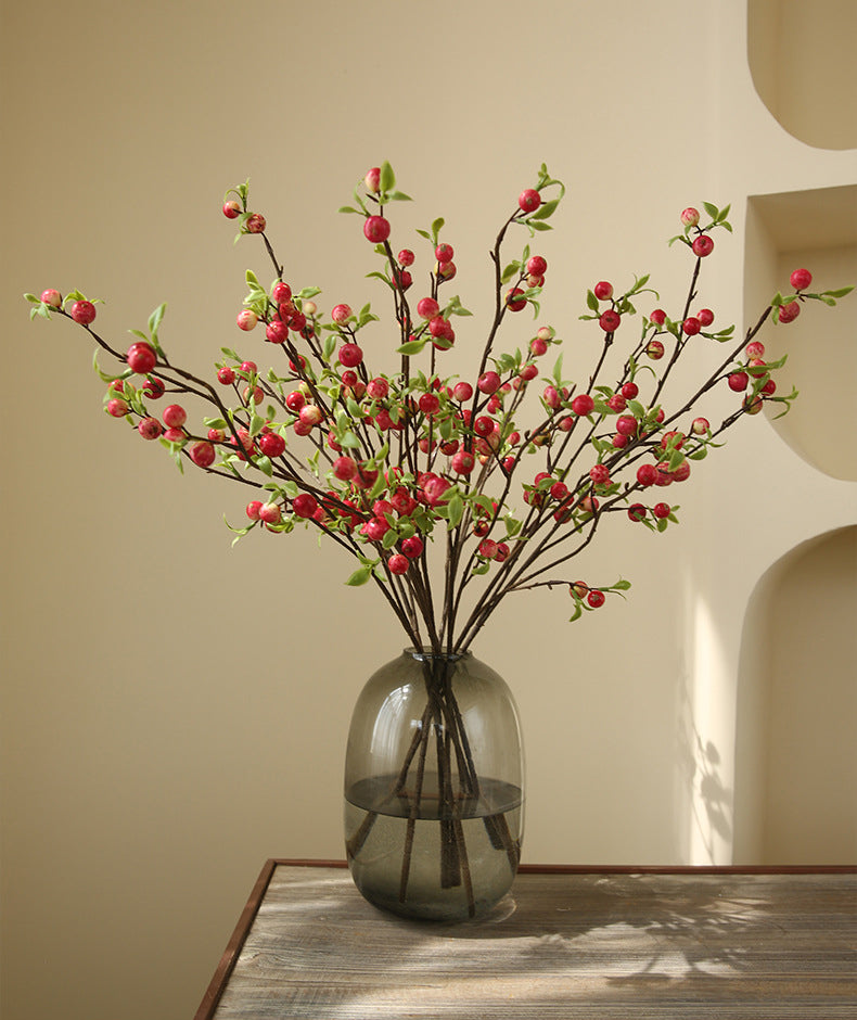 Simulated Single Branch Mini Small Apple Home Decoration Flower Arrangement