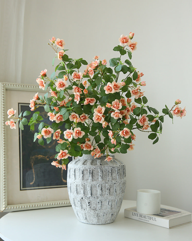 Multi-Head Small Rose Artificial Flower Fake Flower Arrangement