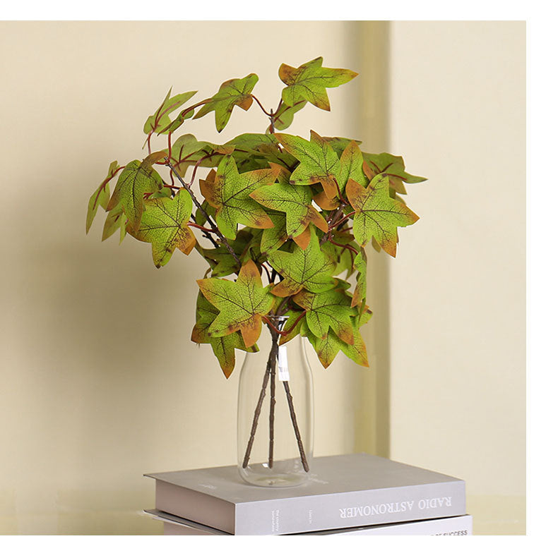 Artificial Maple Leaf 12pcs - 15.75in