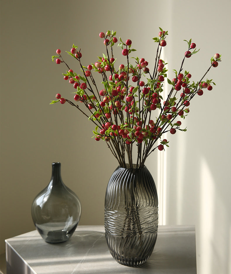 Simulated Single Branch Mini Small Apple Home Decoration Flower Arrangement