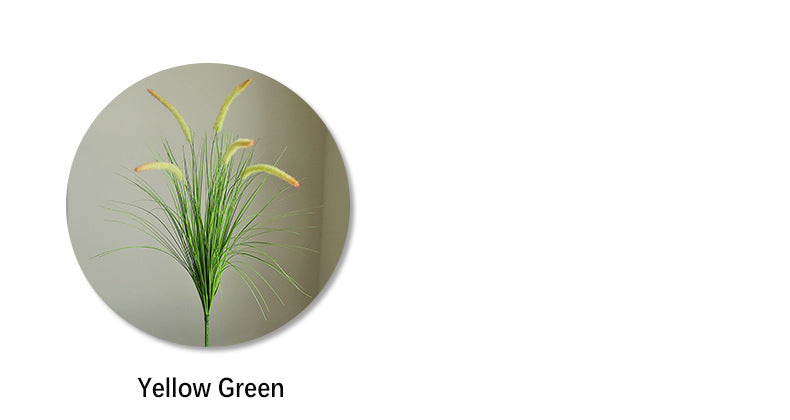 Artificial Flower 5-Headed Dog Tail Grass Bundle Fake Flower Decoration