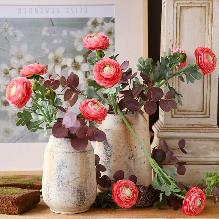 Two-Headed Lotus Peony Artificial Flower Fake Flower Arrangement