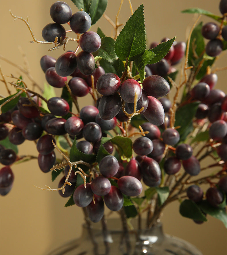 Artificial Flower Olive Fruit