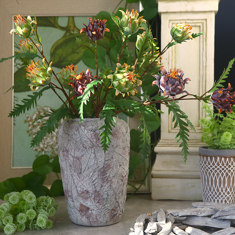 American Style 2-Head Imperial Flower Artificial Flower Fake Flower