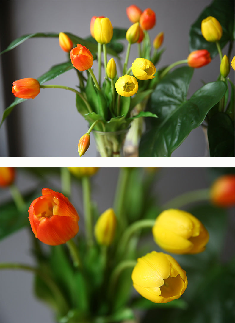 Moisturizing Five-Headed Tulip Bouquet Artificial Flower Decoration Home Decor