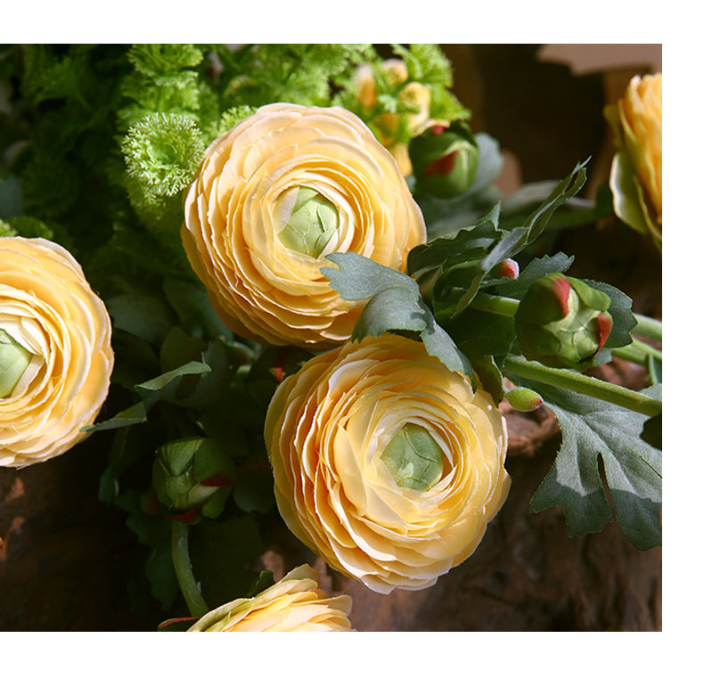 Two-Headed Lotus Peony Artificial Flower Fake Flower Arrangement