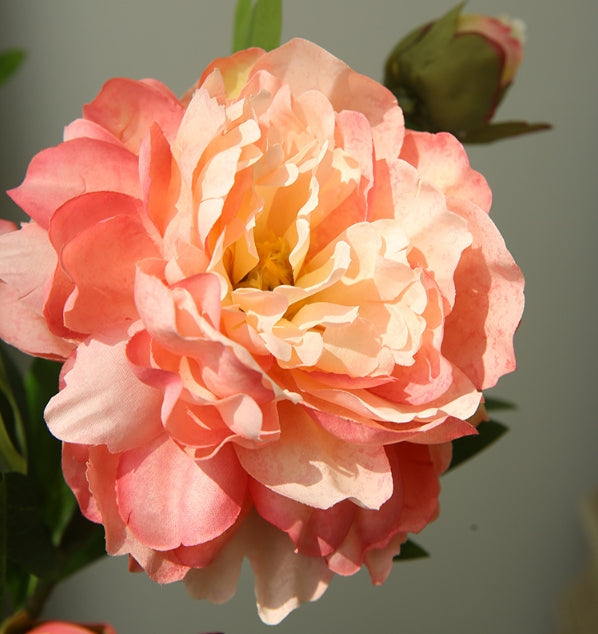 Artificial Flower Two-Headed Peony