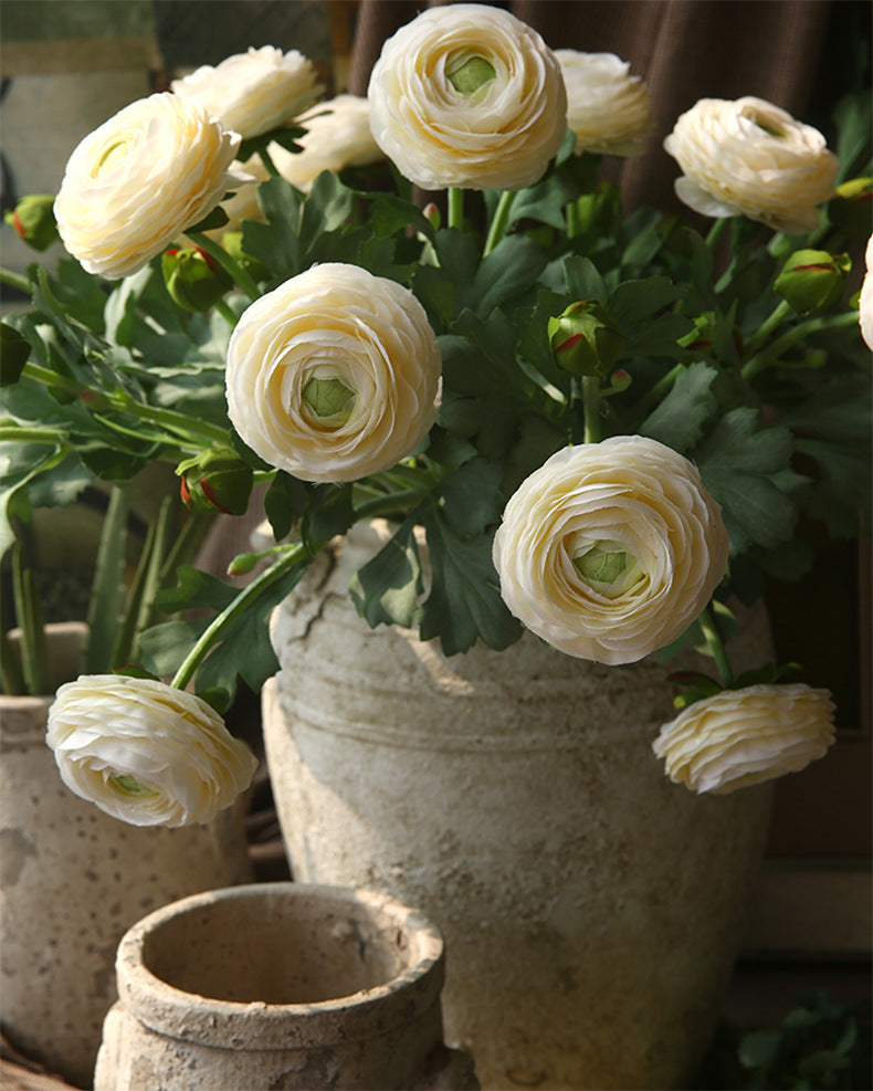 Two-Headed Lotus Peony Artificial Flower Fake Flower Arrangement