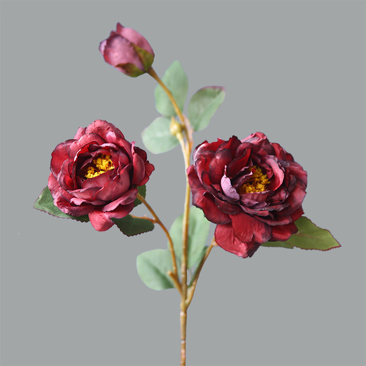 Vintage Autumn Peony Artificial Flower Home Decor Flower Arrangement