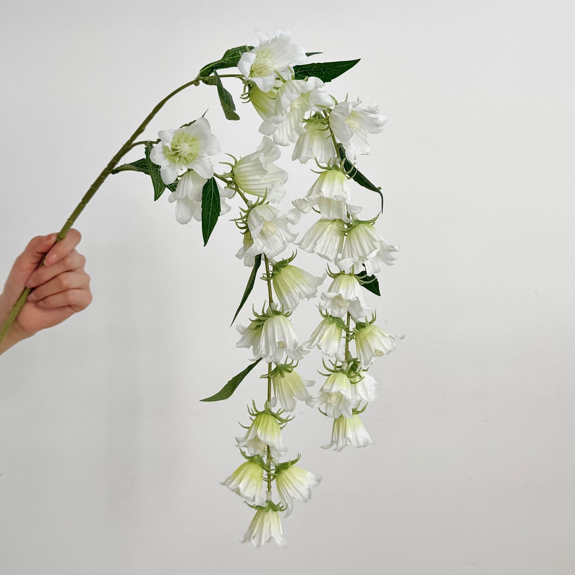 Hanging Wind Chime Artificial Lily of the Valley Green Plant