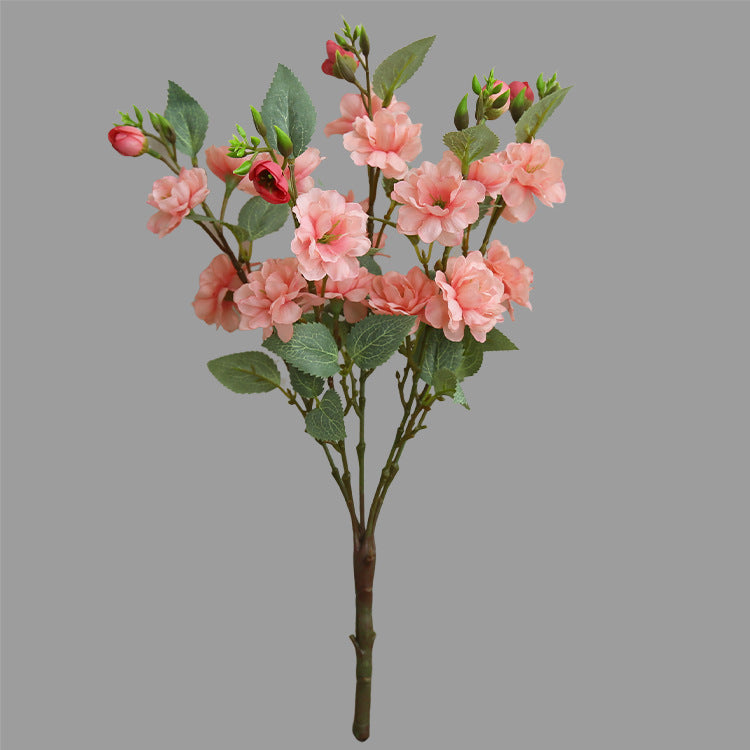 Artificial Flower Camellia Silk Flower Home Dining Table Decoration Flower Arrangement