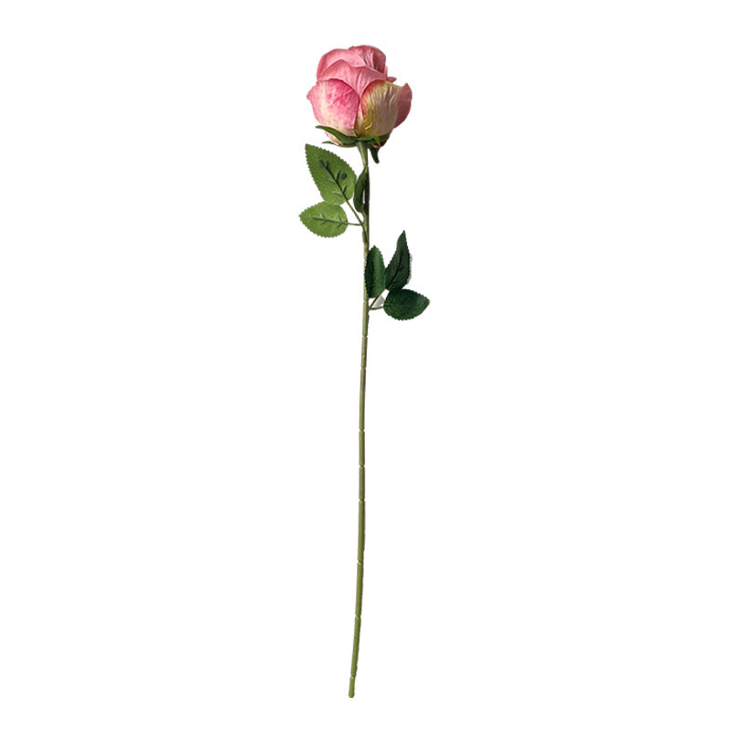 Roasted Rose Flower with Curling Edge 12pcs - 20.5in