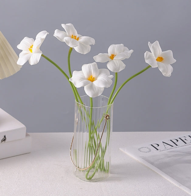 PU Leafless Open Tulip Artificial Flower