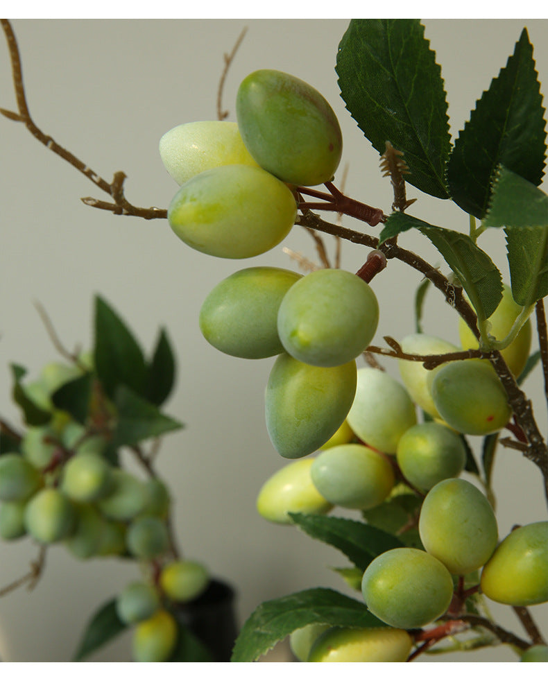 Artificial Flower Olive Fruit