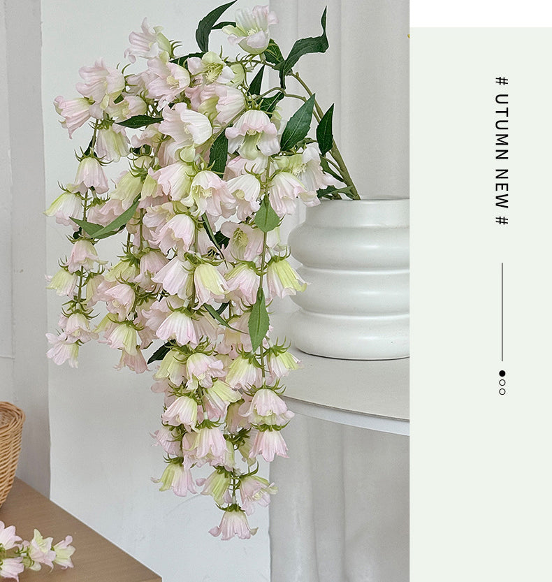 Hanging Wind Chime Artificial Lily of the Valley Green Plant
