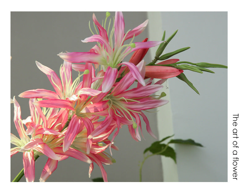 Artificial Flower Single Branch Purple Plum Blossom Indoor Decoration