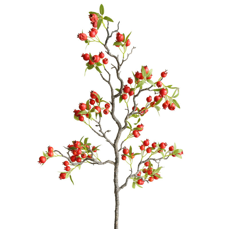 Artificial Hawthorn Fake Flower Fake Fruit Decoration Display