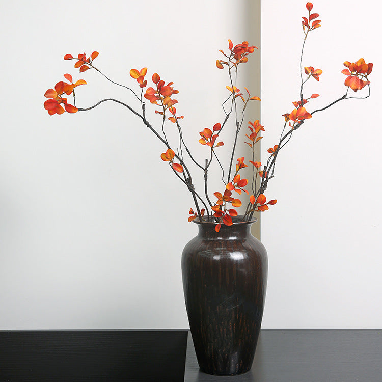 Red Maple Leaf  Artificial Flower  Autumn Artificial Maple Leaf  Artificial Green Plant