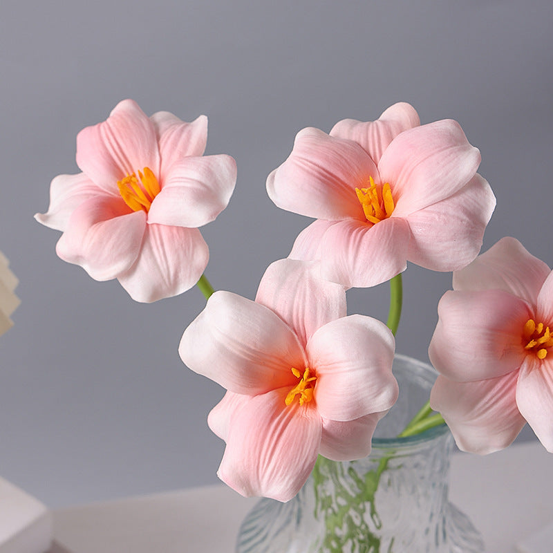 PU Leafless Open Tulip Artificial Flower