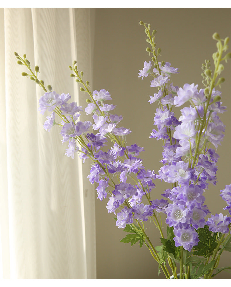 New Simulation Spring Color Delphinium Home Decoration Fake Flower