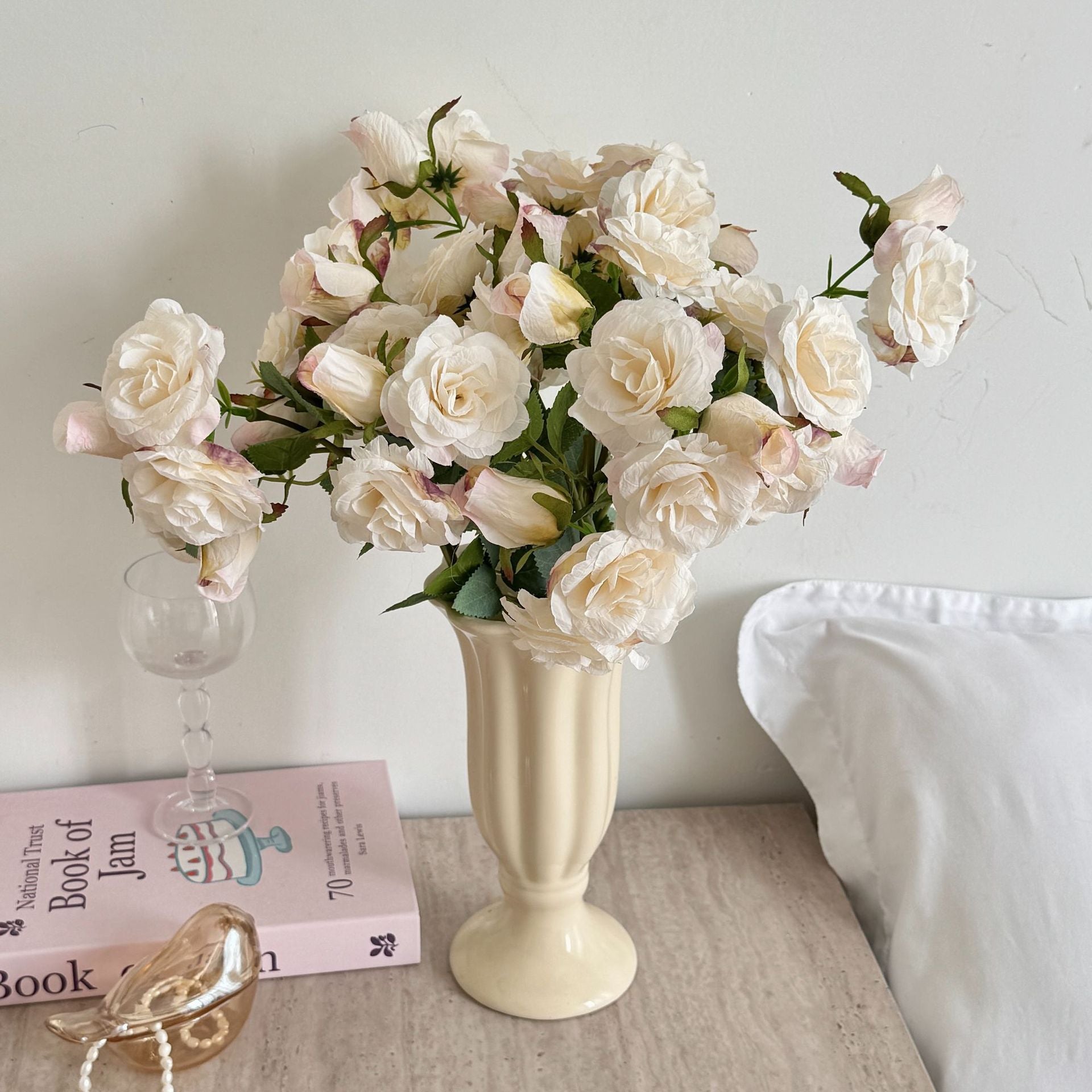 12 Heads Aisha Rose Artificial Flowers Rose Flowers Fake Flowers