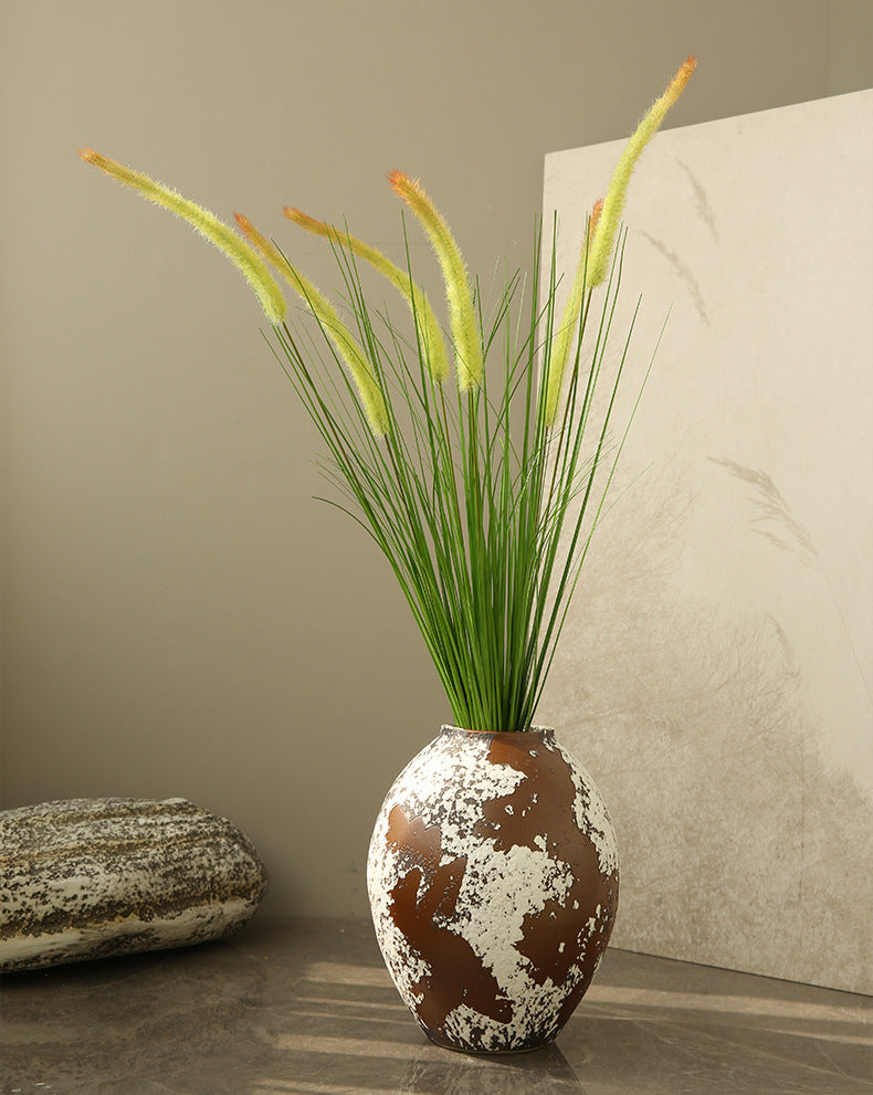 Artificial Flower 5-Headed Dog Tail Grass Bundle Fake Flower Decoration