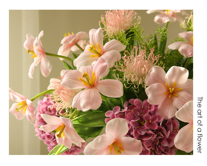 New Open Dutch Tulip Artificial Flower Realistic Touch Moisturizing  Flower Arrangement