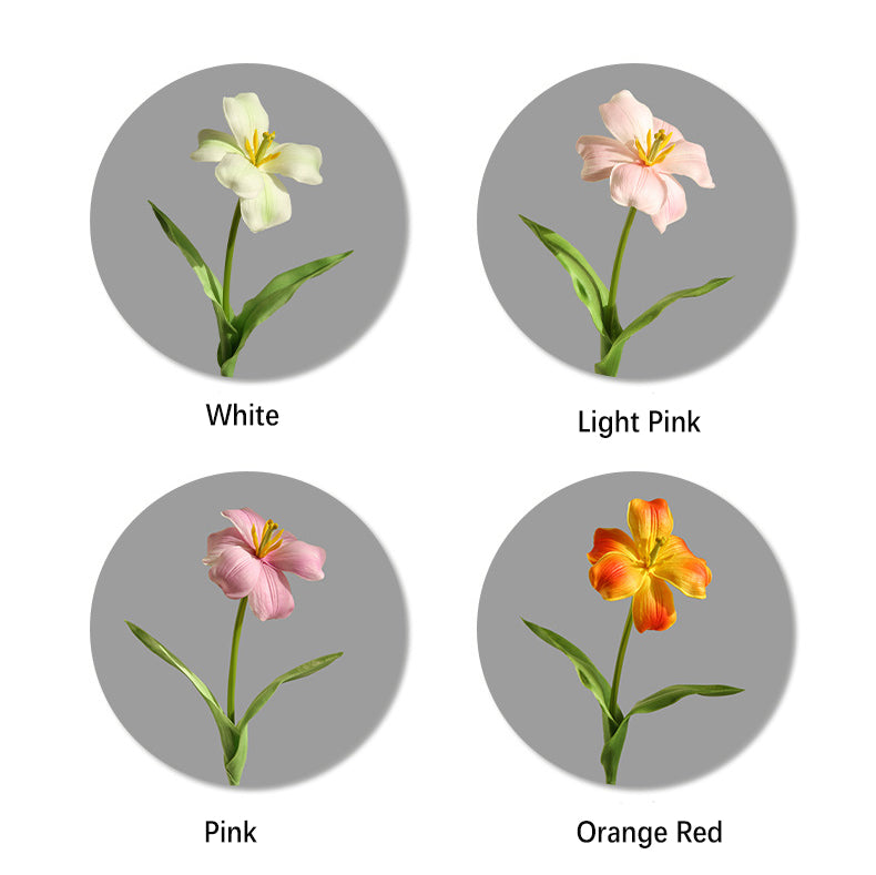New Open Dutch Tulip Artificial Flower Realistic Touch Moisturizing  Flower Arrangement