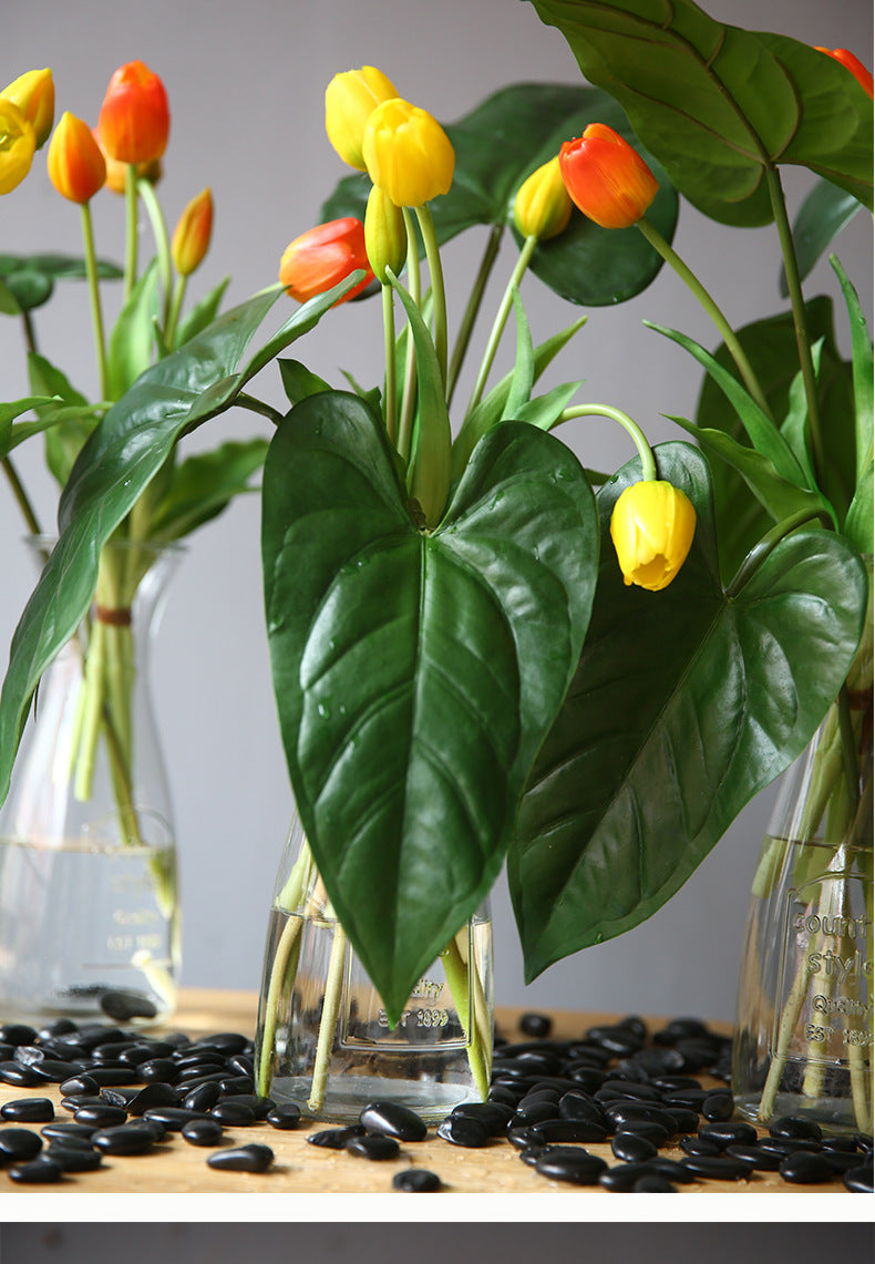 Moisturizing Five-Headed Tulip Bouquet Artificial Flower Decoration Home Decor