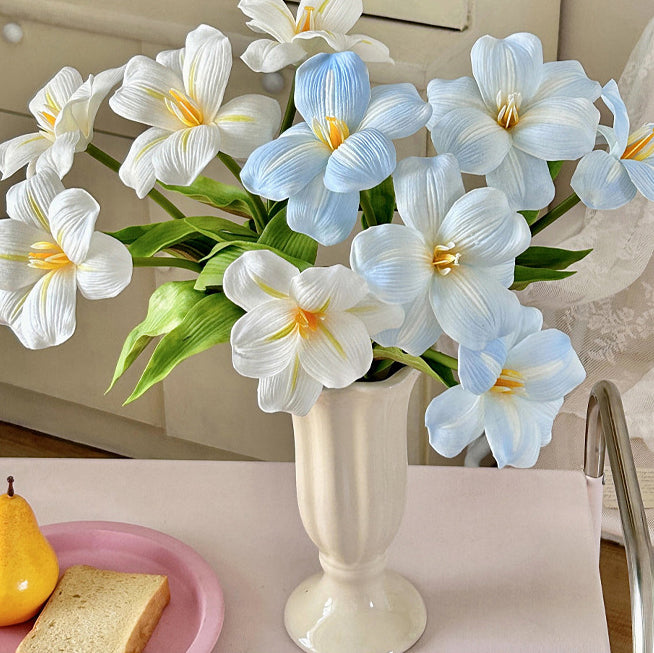 High-Quality PU Feel Brownie Tulip