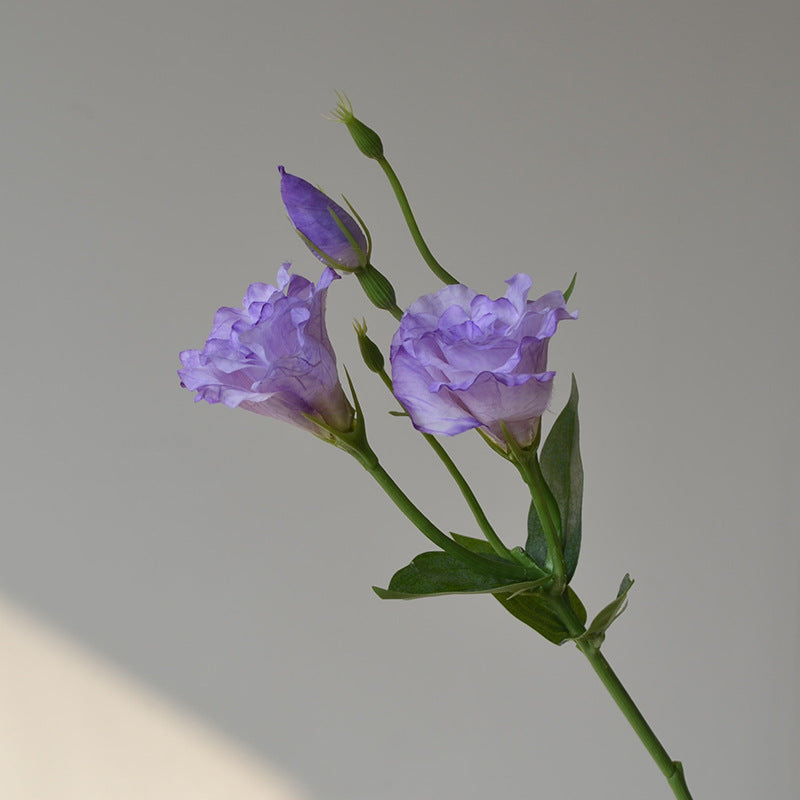 Artificial Flower 3-Headed Lisianthus Bouquet