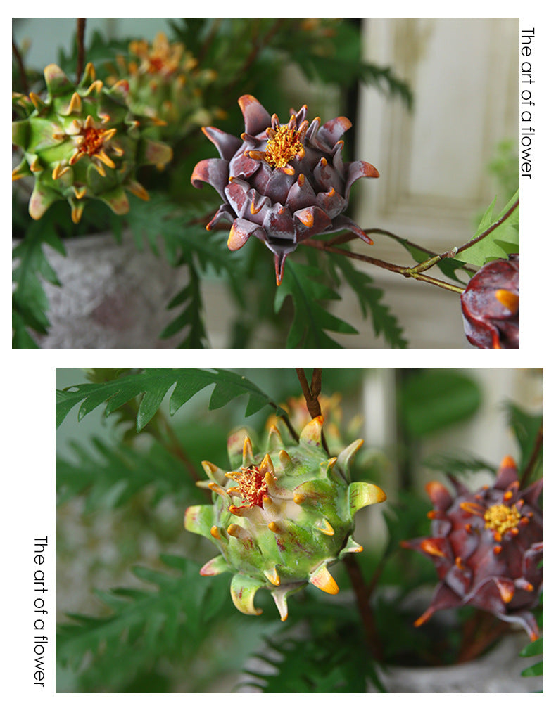 American Style 2-Head Imperial Flower Artificial Flower Fake Flower