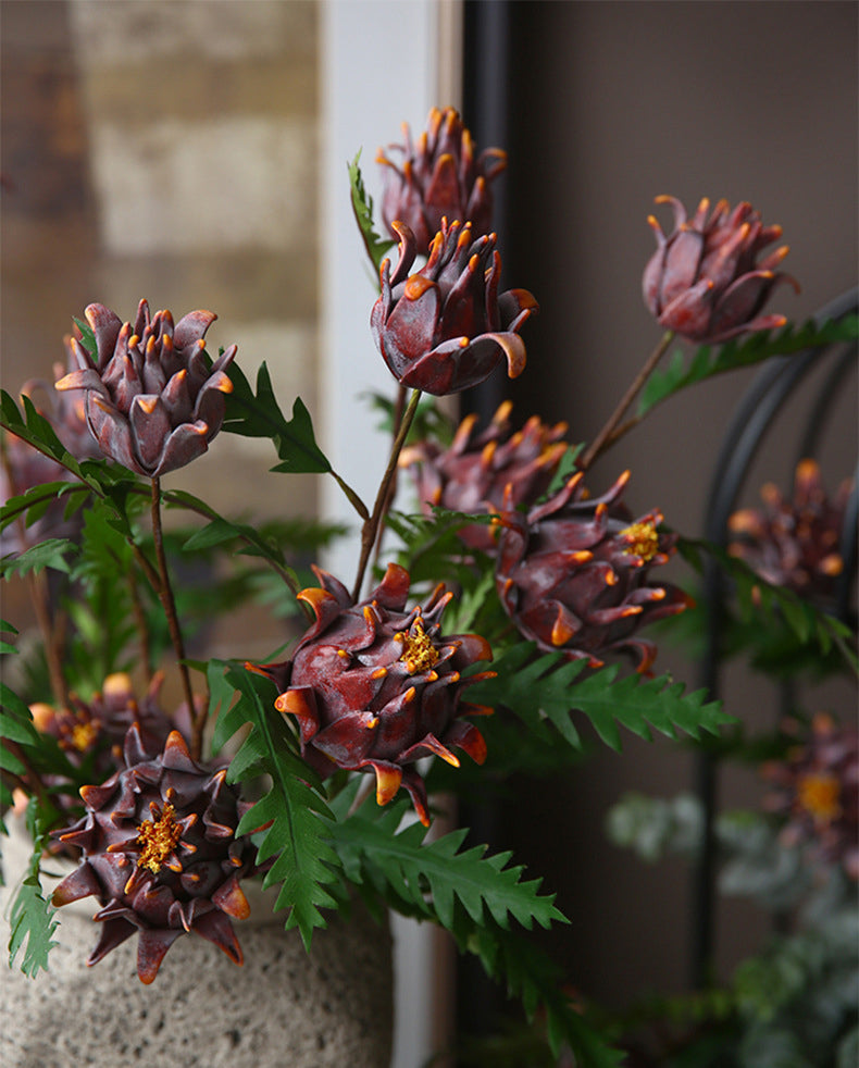 American Style 2-Head Imperial Flower Artificial Flower Fake Flower