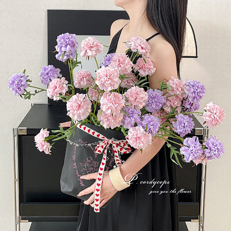 Artificial Flower Cordyceps Silk Flower Decorative Bouquet Home Flower Arrangement