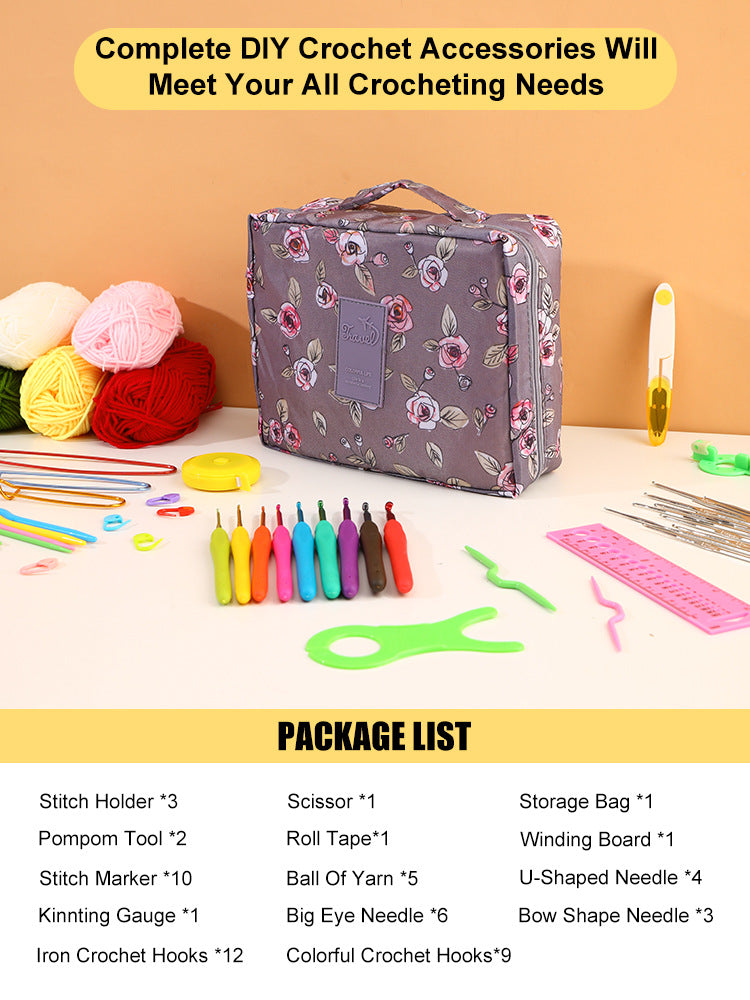 crochet kit and accessories
