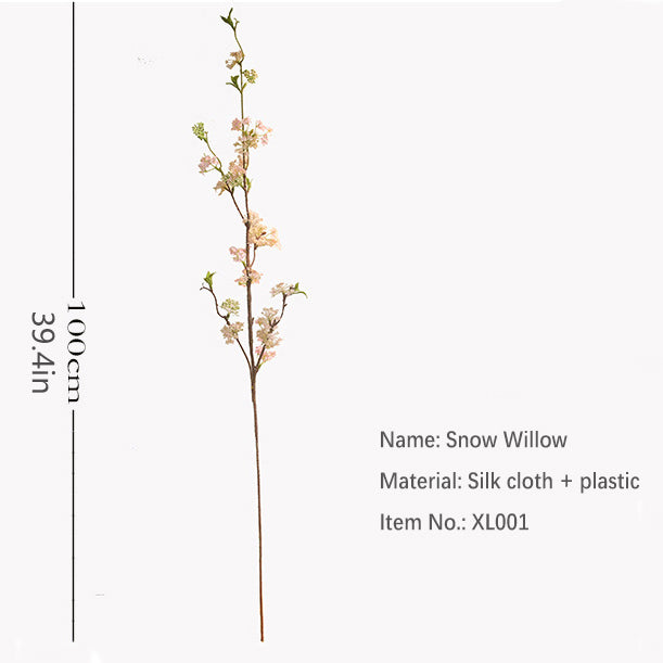 Snow Willow flower 12pcs - 39.4in