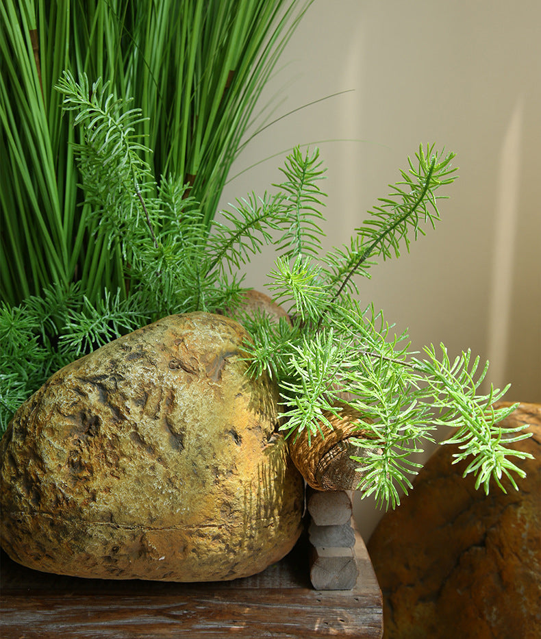 Artificial Flower Single Branch Thujus Arborvitae Artificial Green Plant Artificial Leaves