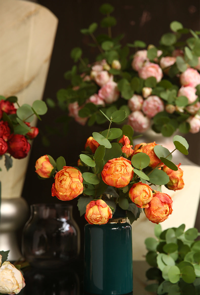 Handwritten Peony Bud Artificial Flower Fake Flower