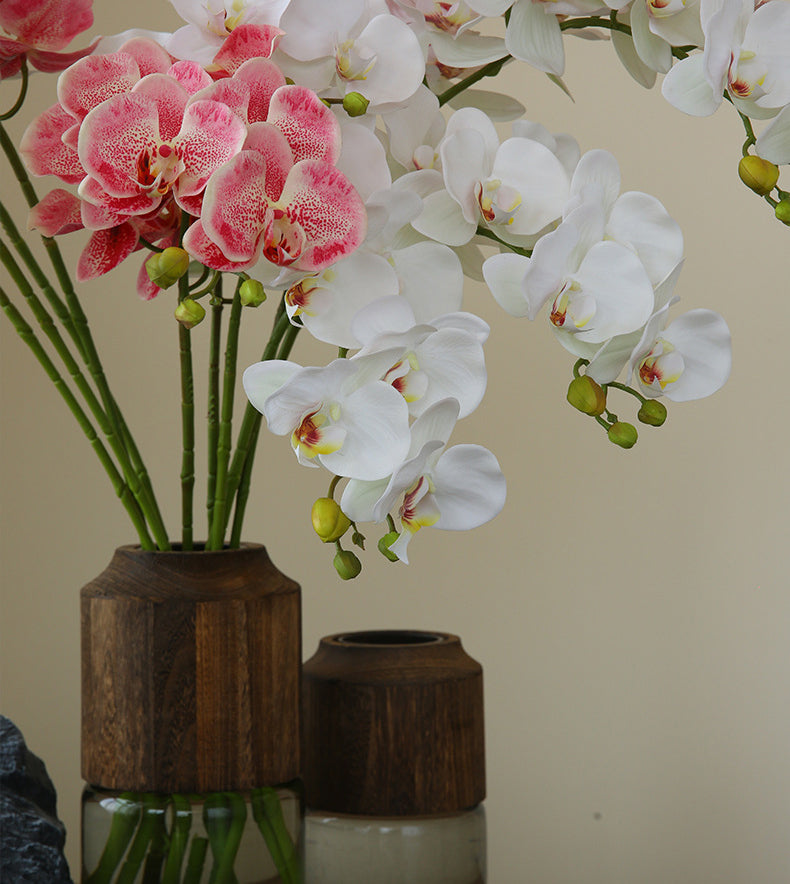 Artificial Flower 9-Head Phalaenopsis  Home Decoration Wedding Scenery Display  3D Printing