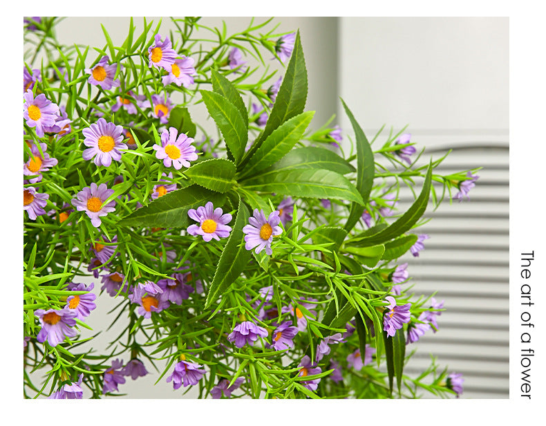 Artificial Flowers Fake Flowers Ins Style Decoration  Three-Pronged Chamomile