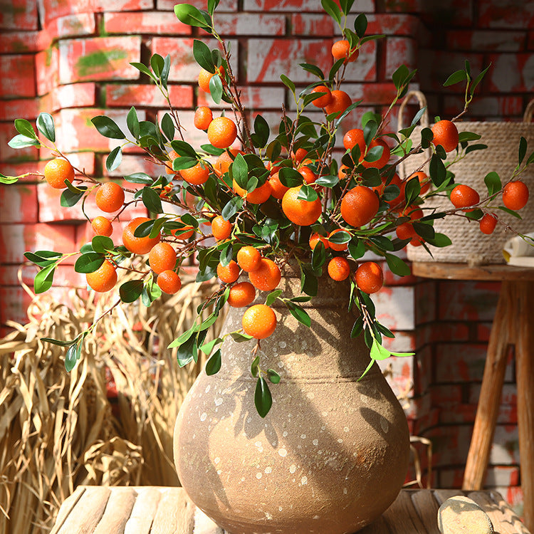 Artificial Kumquat orange fruit
