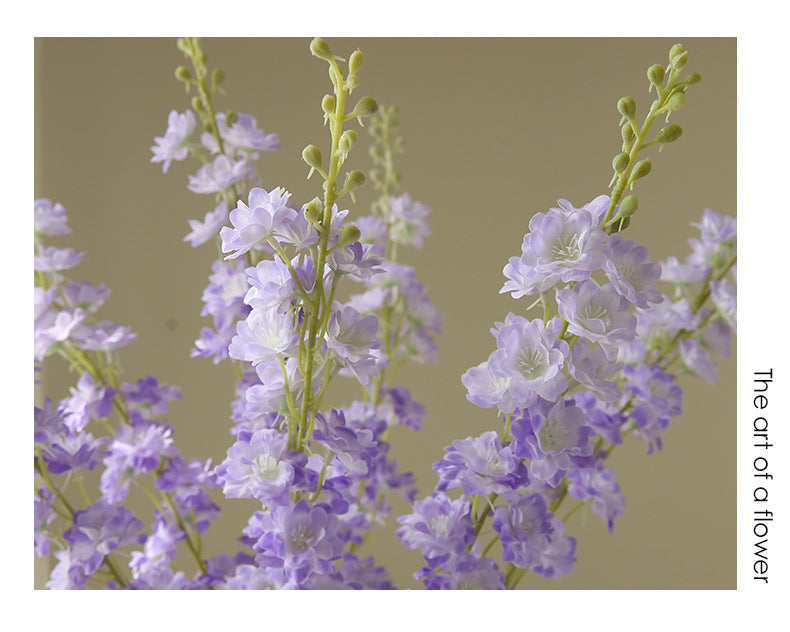 New Simulation Spring Color Delphinium Home Decoration Fake Flower