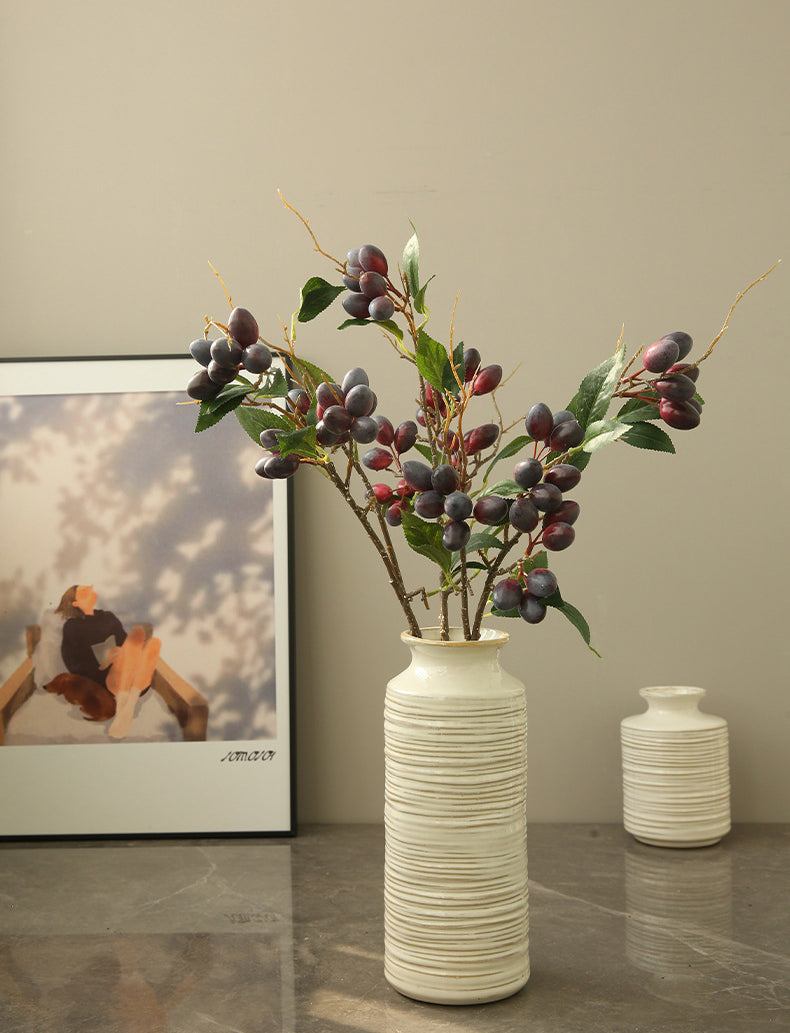 Artificial Flower Olive Fruit