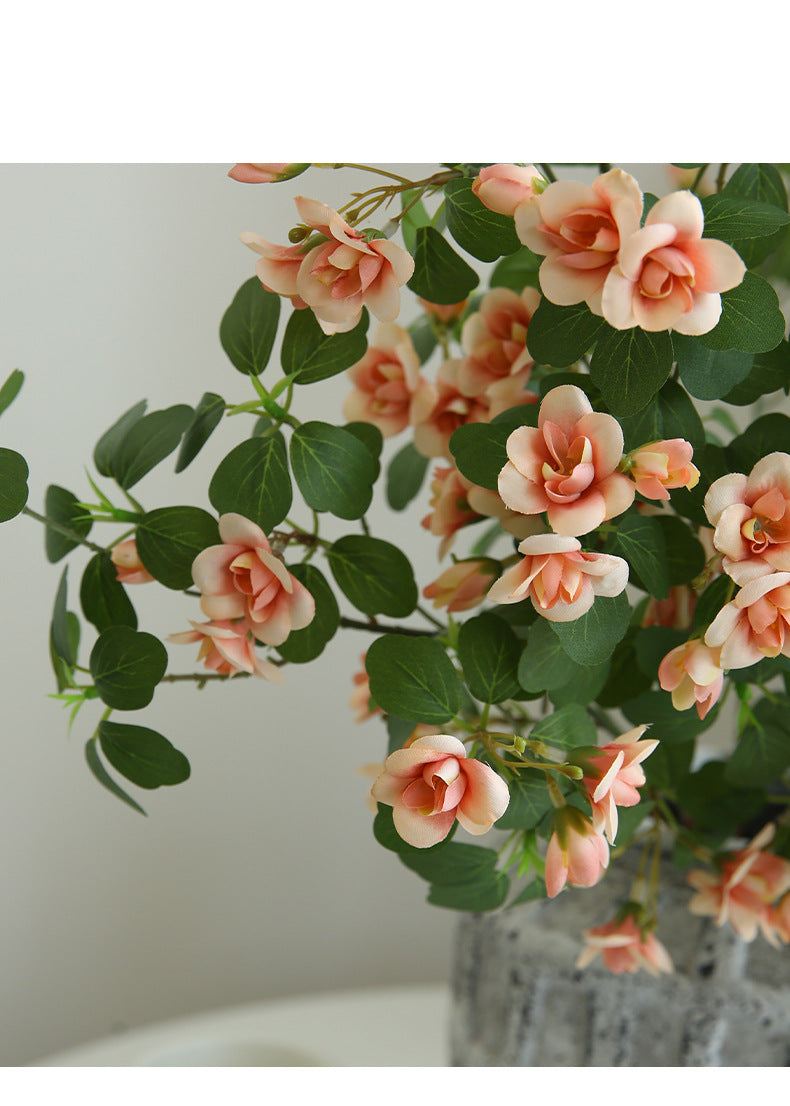 Multi-Head Small Rose Artificial Flower Fake Flower Arrangement