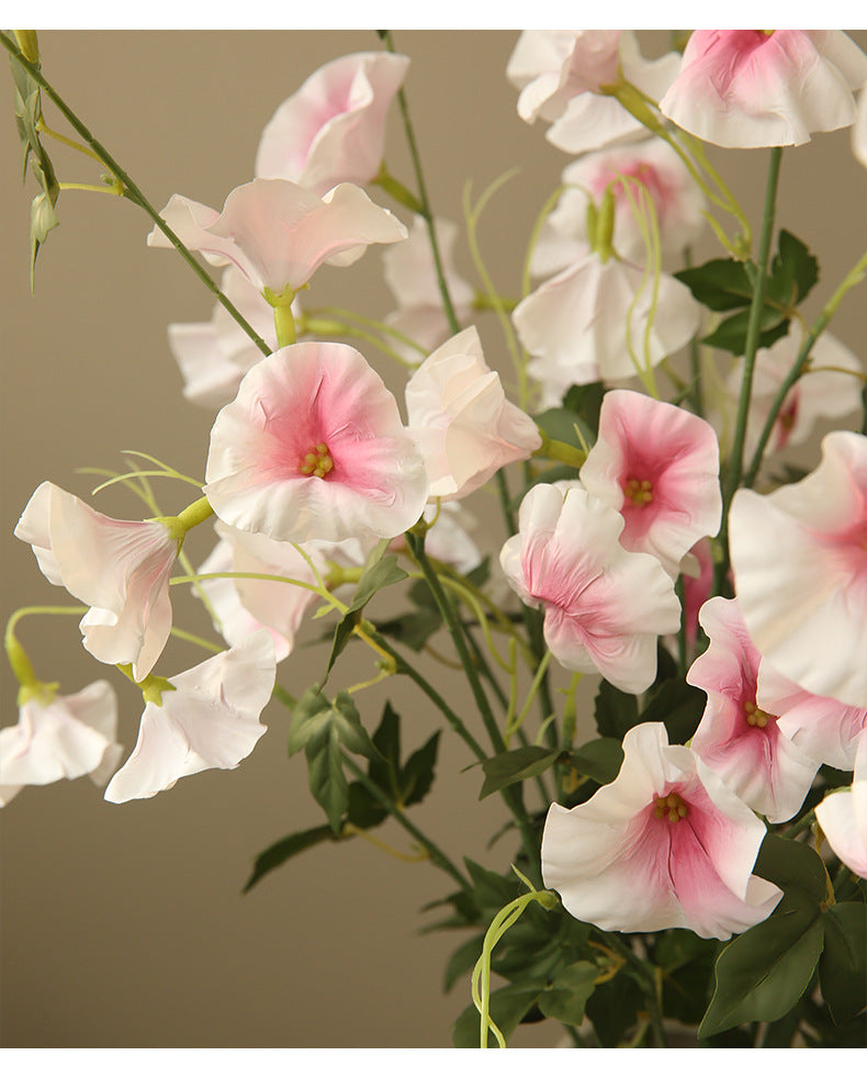Artificial Flower Realistic Touch Moisturizing Morning Glory