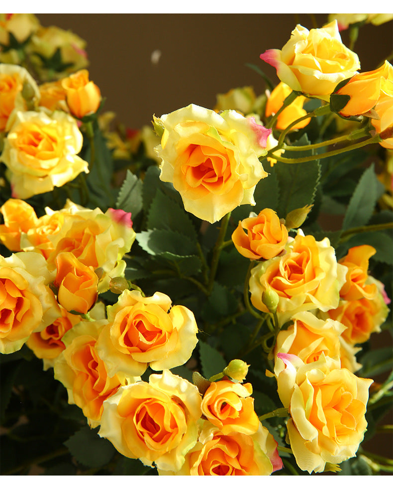 Artificial Rose Flower Arrangement Bouquet Bubble Rose