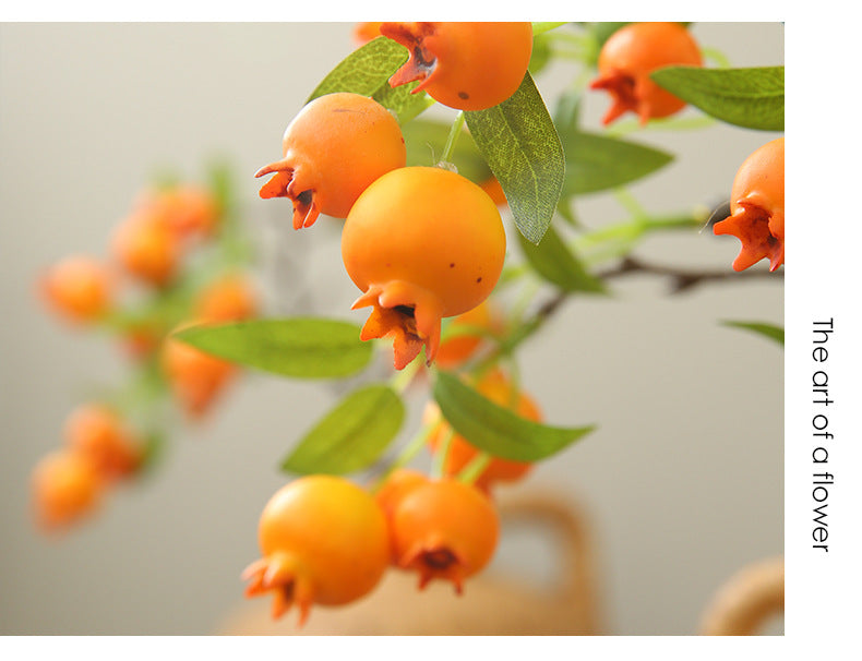 Artificial Hawthorn Fake Flower Fake Fruit Decoration Display