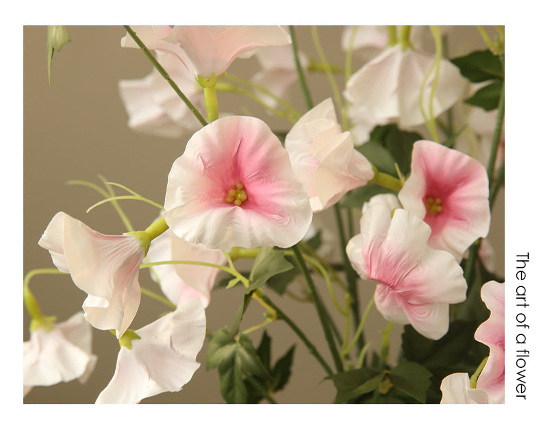 Artificial Flower Realistic Touch Moisturizing Morning Glory